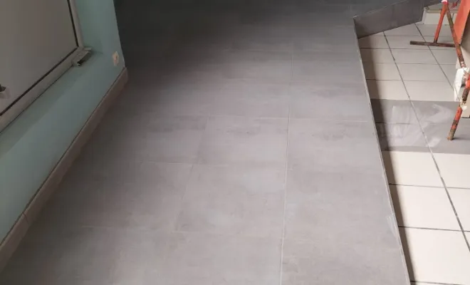 Réalisation d'une rampe PMR dans une maison de retraite
